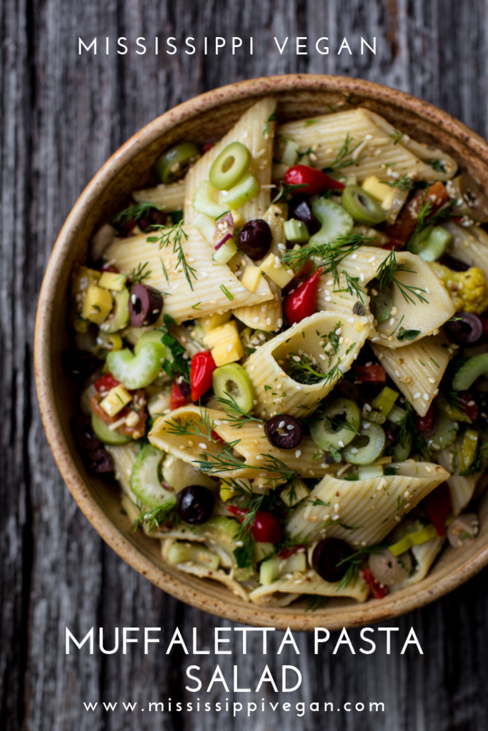 This Muffaletta Pasta Salad brings you the heart and soul of the historic French Quarter in a pasta salad. Briny, delicious, and so satisfying!