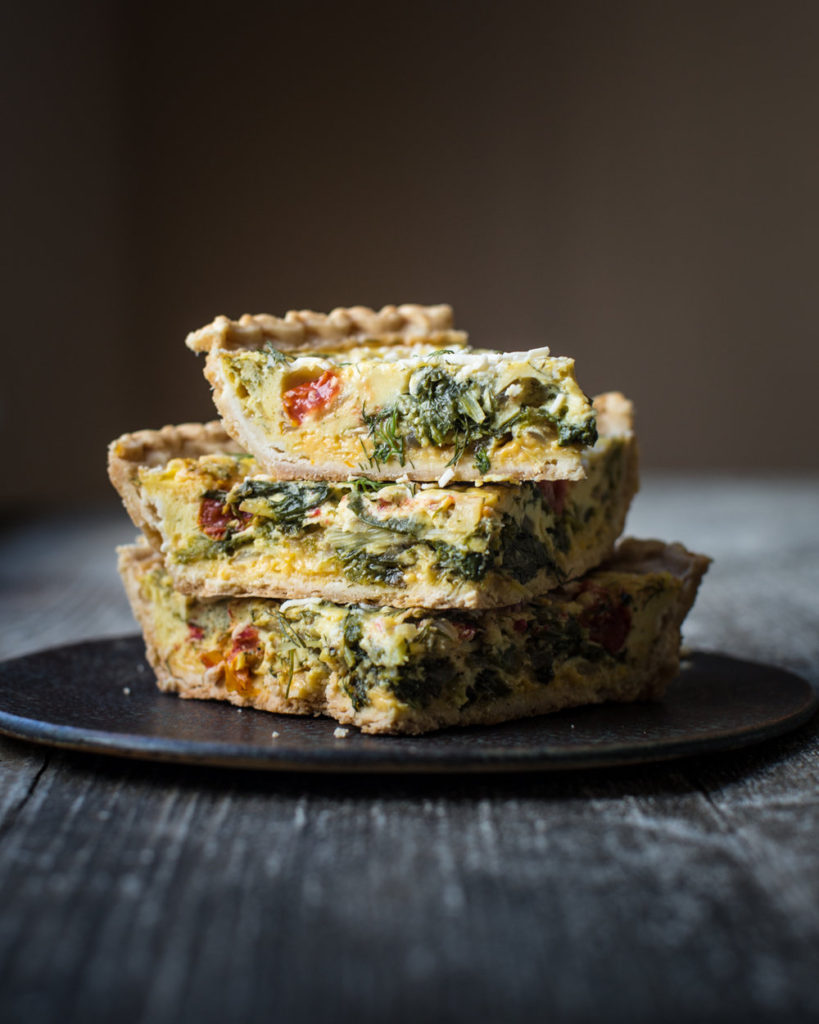 This awesome vegan quiche can be made two ways using Just Egg to get delicious, fluffy, and egg like textures but in a completely vegan way!