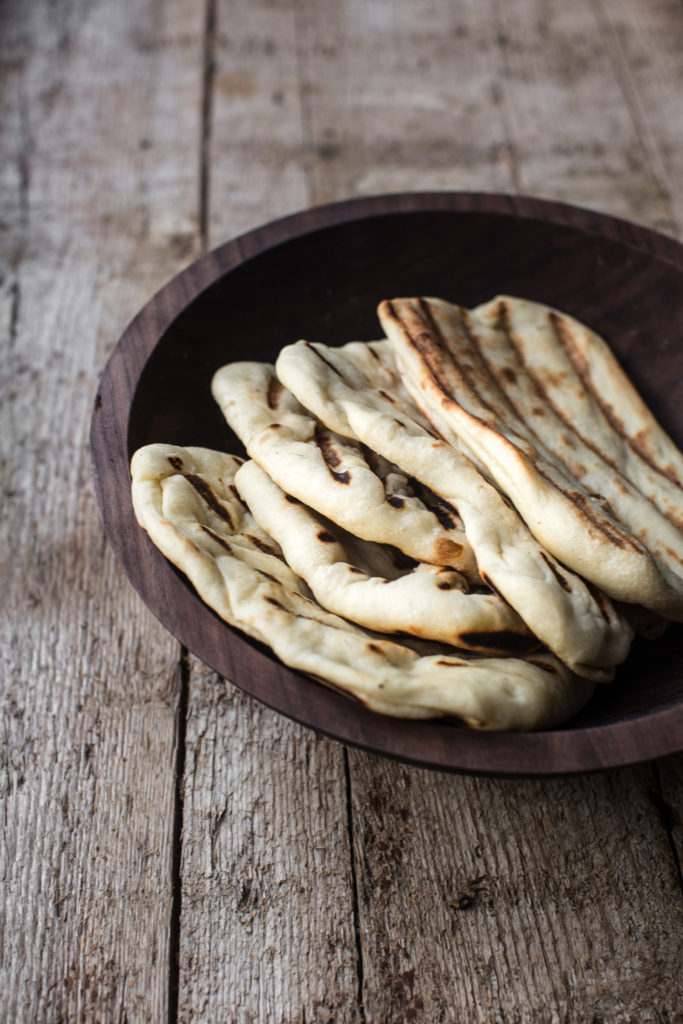 pillowy grilled flatbread