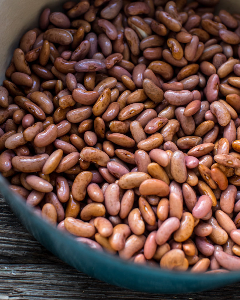 soaked red beans 