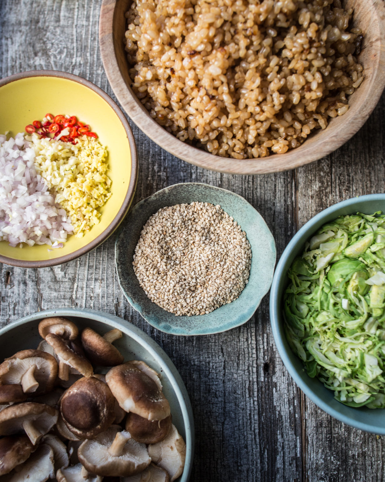 Sesame Shiitake Rice Mississippi Vegan
