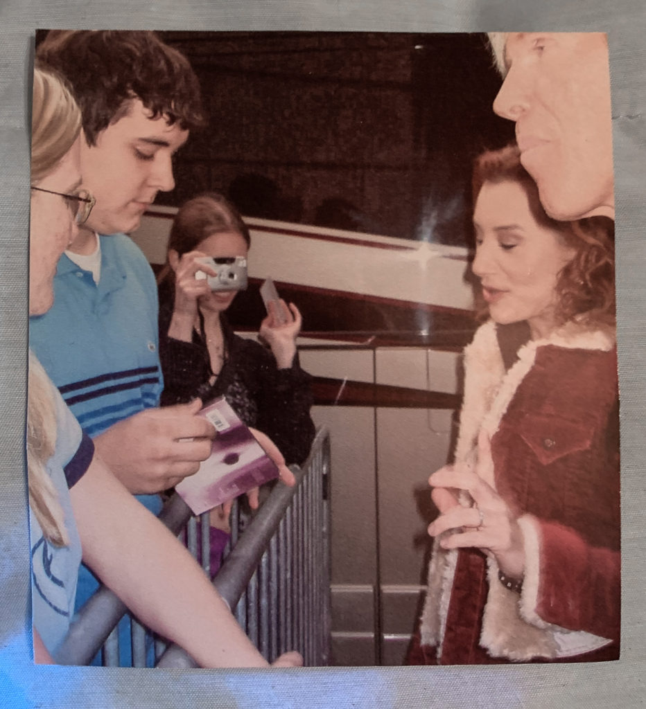 picture of me when I was 16 meeting Tori Amos