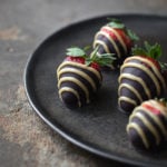 Miso-Tahini Chocolate Covered Strawberries