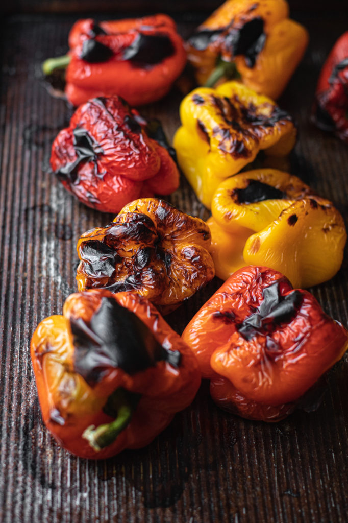 Roasted bell peppers