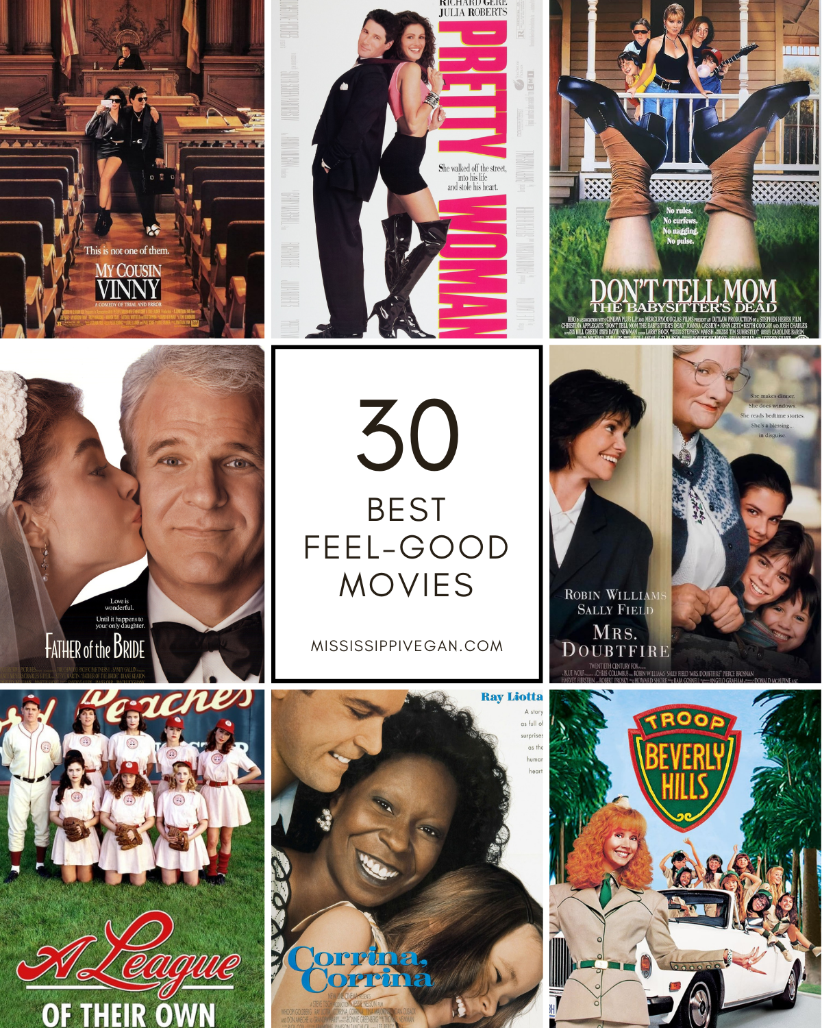 Best Feel-Good Movies - Mississippi Vegan, image size:1200x1500