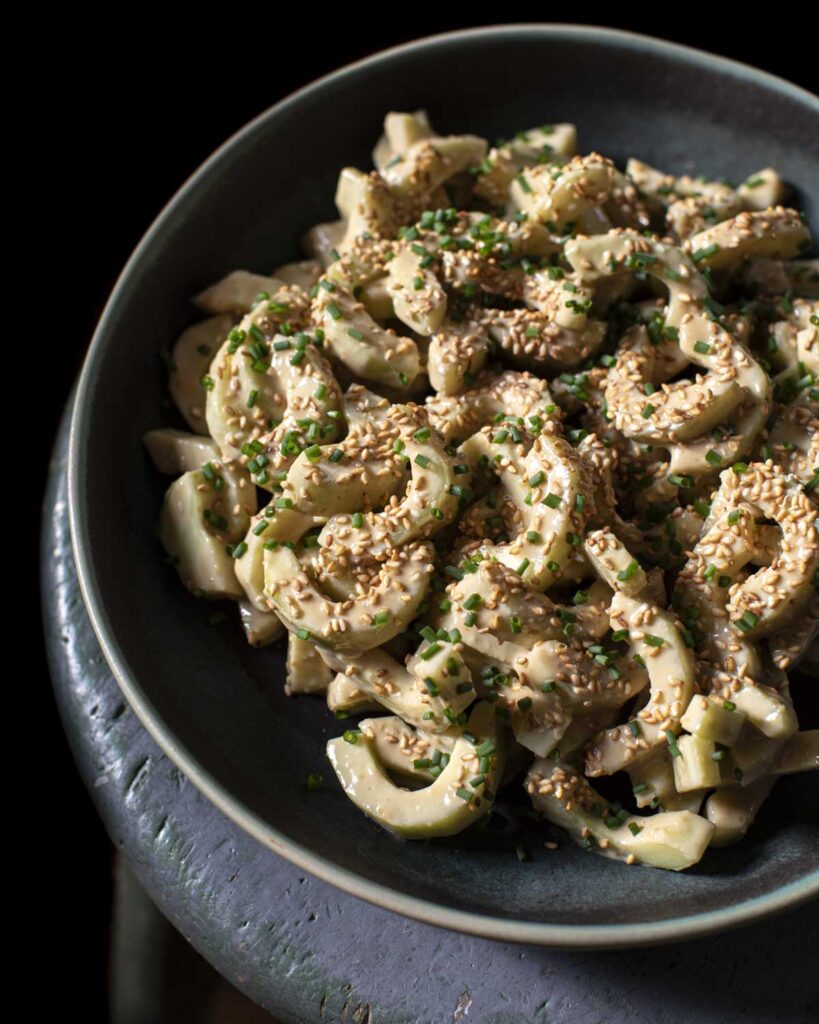 creamy cucumber salad recipe for the june collection